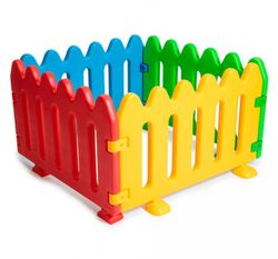 Conjunto de vallas infantil plegable