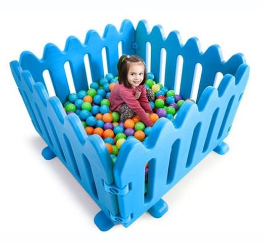 Conjunto de vallas infantil plegable