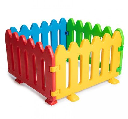 Conjunto de vallas infantil plegable