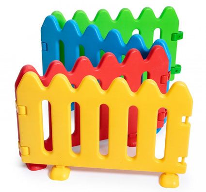 Conjunto de vallas infantil plegable