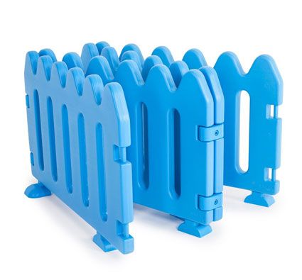 Conjunto de vallas infantil plegable