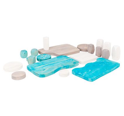 Conjunto escena el Ártico elementos naturales Mini Mundos