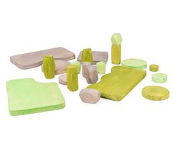 Conjunto escena la tierra elementos naturales Mini Mundos