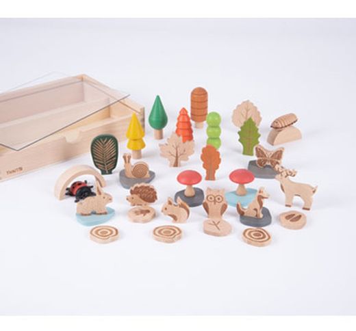Conjunto figuritas del bosque