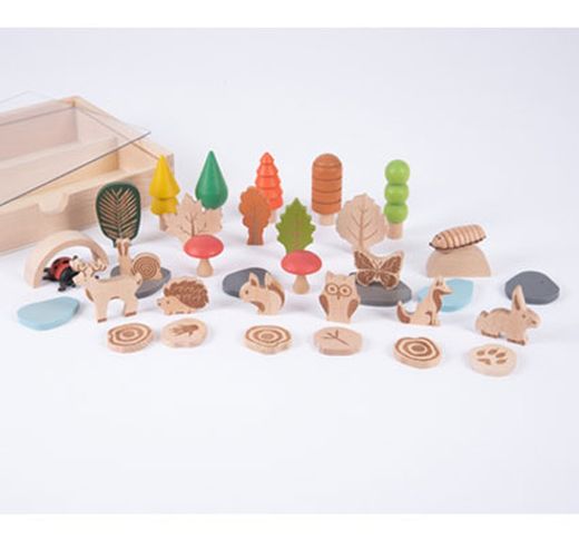 Conjunto figuritas del bosque
