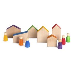 Conjunto las casas y 6 nins®