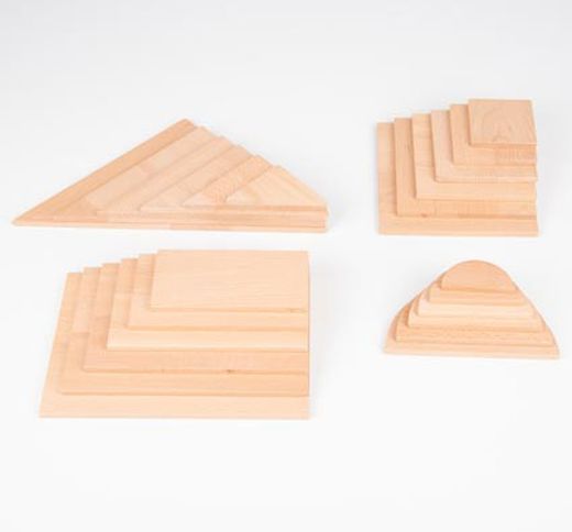 Conjunto natural de paneles arquitecto