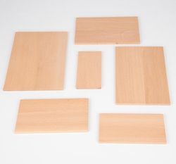 Conjunto natural de paneles rectangulares