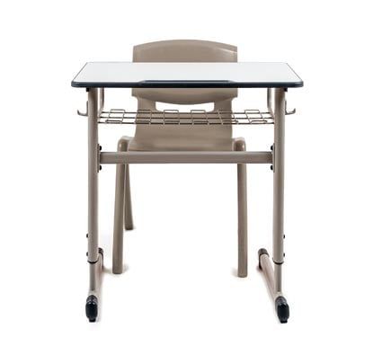 Conjunto pupitre escolar regulable first y silla escolar funny t-6