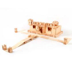 Construcción bloques de madera just blocks 324 piezas