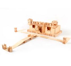 Construcción bloques de madera just blocks 324 piezas