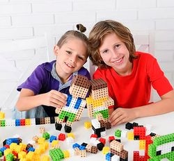 Construcción bloques rompecabezas Cube Edu