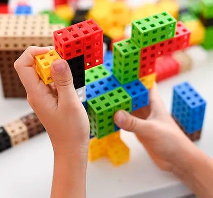 Construcción bloques rompecabezas Cube Edu