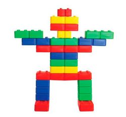 Construcción bricks  big 48 piezas
