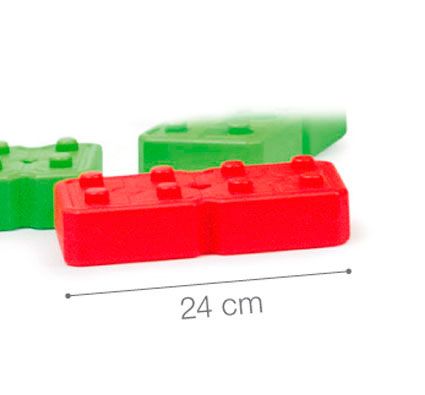 Construcción bricks  big 48 piezas
