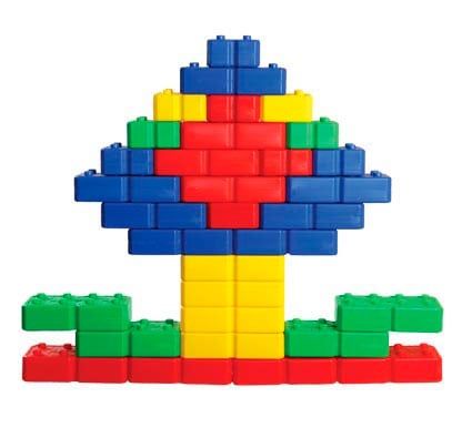 Construcción bricks  big 48 piezas