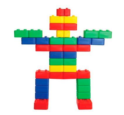 Construcción bricks  big 48 piezas