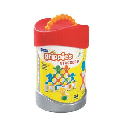 Construcción magnética grippies stackers 24 piezas