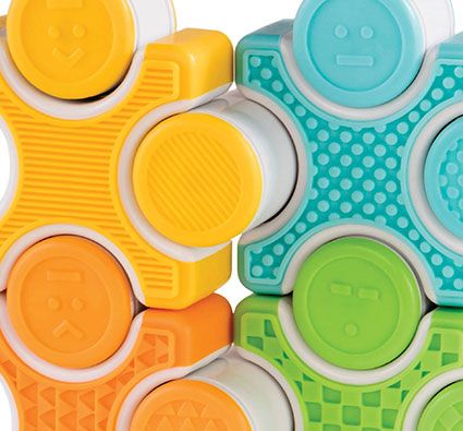 Construcción magnética Grippies Stackers 24 piezas