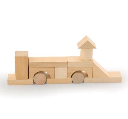 Construcción natural pequeños blocks