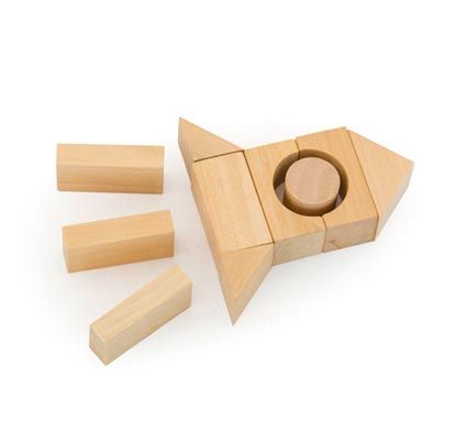 Construcción natural pequeños blocks