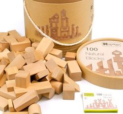 Construcción natural pequeños blocks