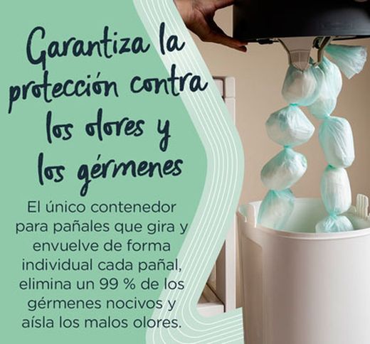 Contenedor Sangenic XL nuevo sistema Greenfilm Twist and Click