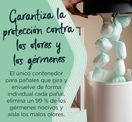 Contenedor Sangenic XL nuevo sistema Greenfilm Twist and Click