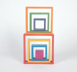 Cuadrados de arcoíris arquitecto