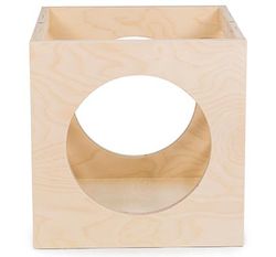 Cubo abierto Pick con dos caras y un orificio
