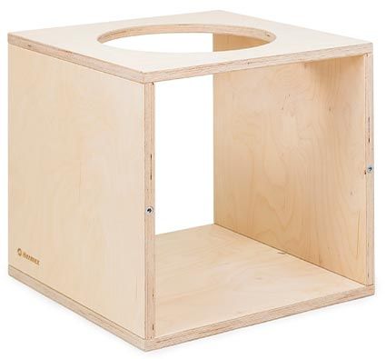 Cubo abierto Pick con dos caras y un orificio