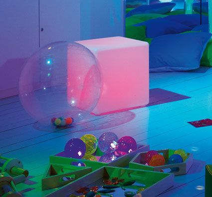 Lámpara led inalámbrica decorativa el Cubo