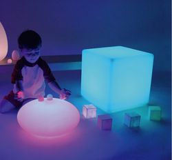 Lámpara led inalámbrica decorativa el Cubo