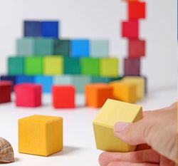 Mosaico de cubos Arcoíris