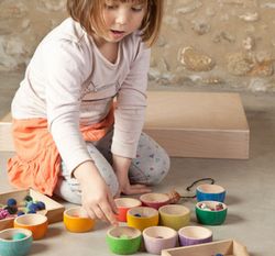 Doce cuencos arcoíris