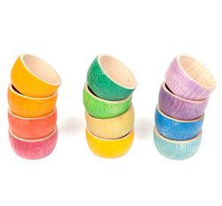 Doce cuencos arcoíris