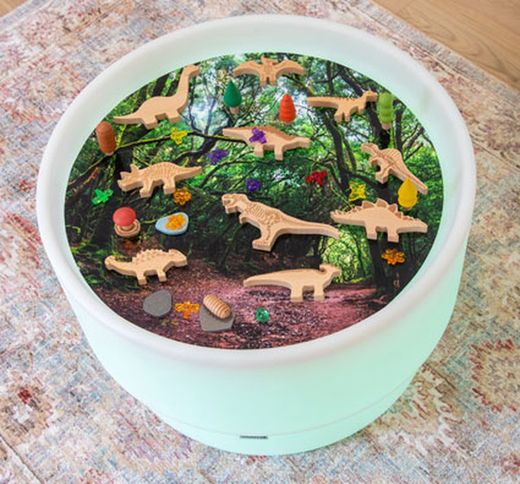 Dinosaurios bloques de madera