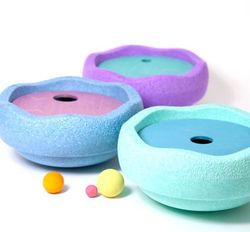 Discos y bolas Grimm´s para bloques Stapelstein colores pasteles frios