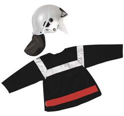 Disfraz el bombero con casco