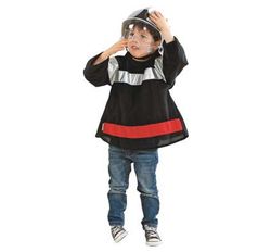Disfraz el bombero con casco