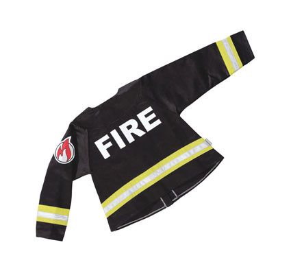 Disfraz premium bombero con casco