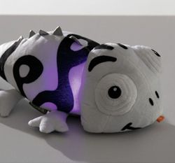 Peluche sensorial luminoso y sonoro Camaleón