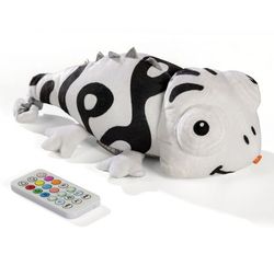 Peluche sensorial luminoso y sonoro Camaleón