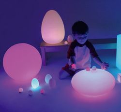 Lámpara led inalámbrica decorativa la Elíptica