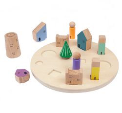 Encaje 3D puzzle el pueblo