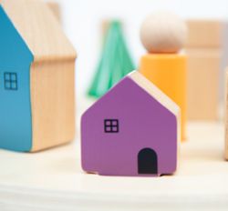 Encaje 3D puzzle el pueblo