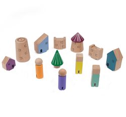 Encaje 3D puzzle el pueblo