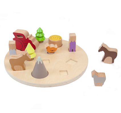 Encaje 3D puzzle la granja