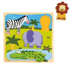 Encaje animales de la selva