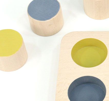 Encaje bloques tamaños y colores pastel